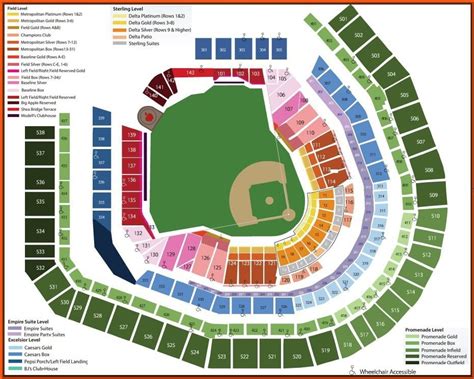 mets stadium seating chart